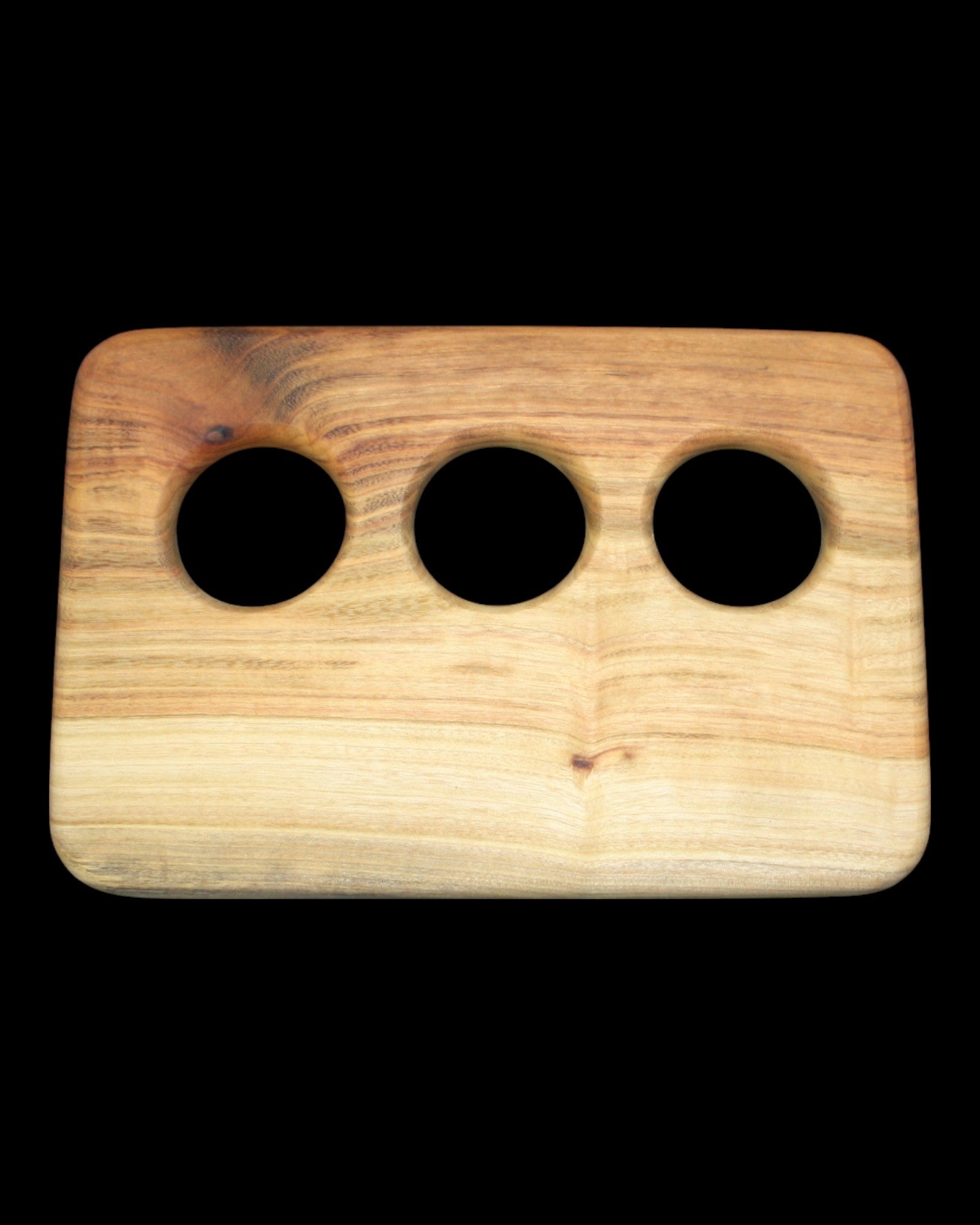 Camphor Laurel Serving Board with 3 Ramekins